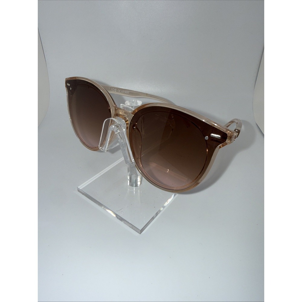 SOJOS Round Classic Large Peach/ Apricot Polarized Sunglasses SJ2067